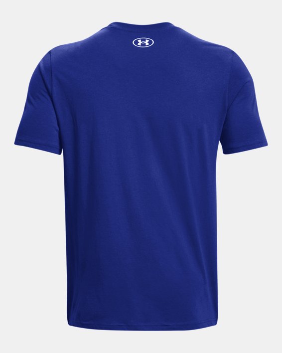 Men's UA Sportstyle Logo T-Shirt in Blue image number 5